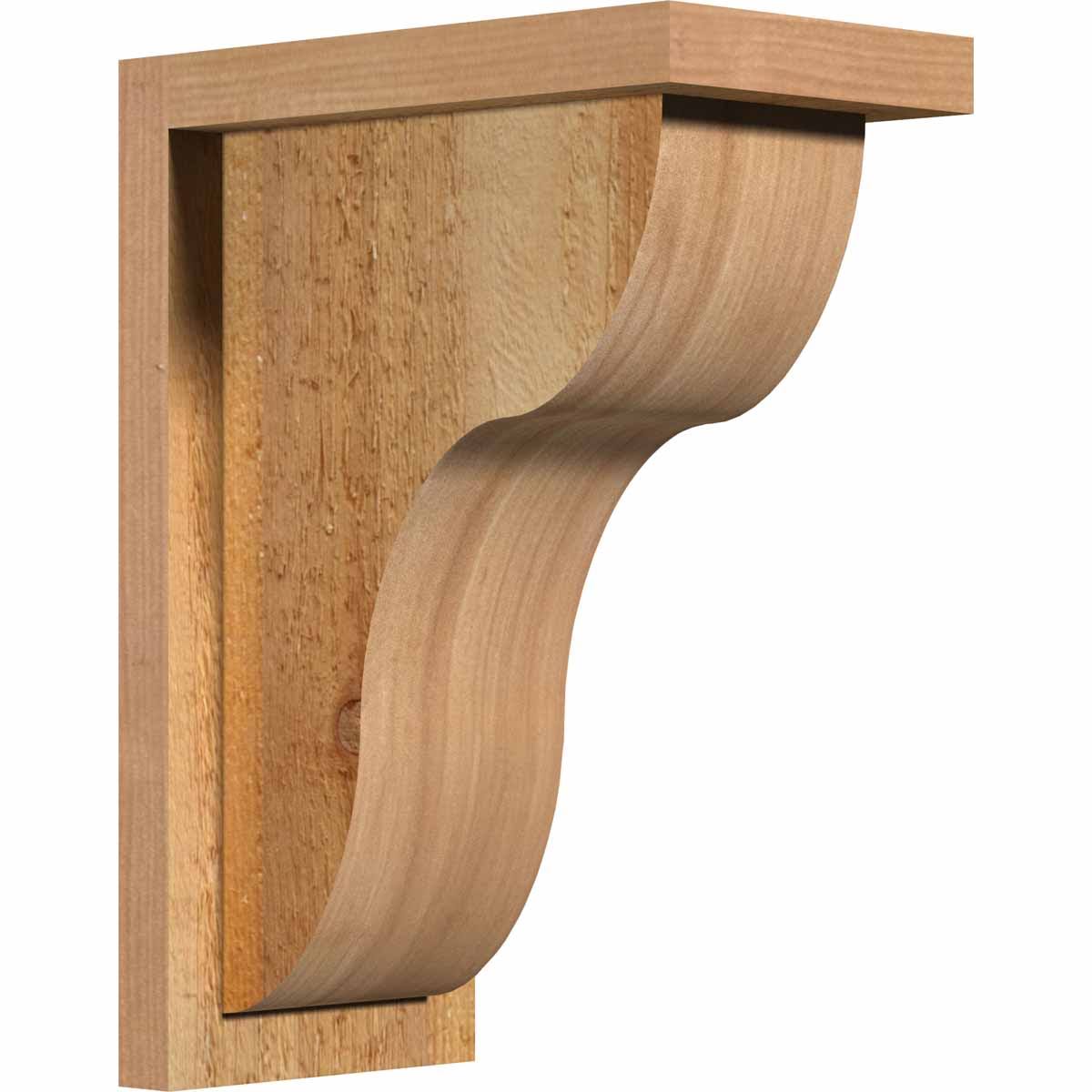 Rough Sawn Corbel with Backplate P44148
