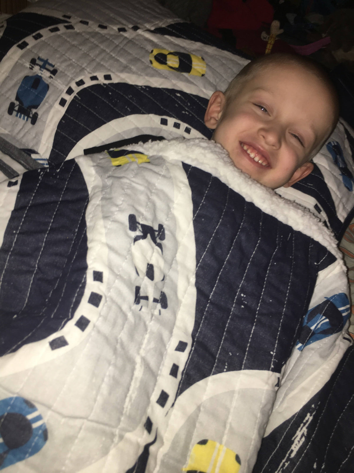Navy Quilt Set Twin G982