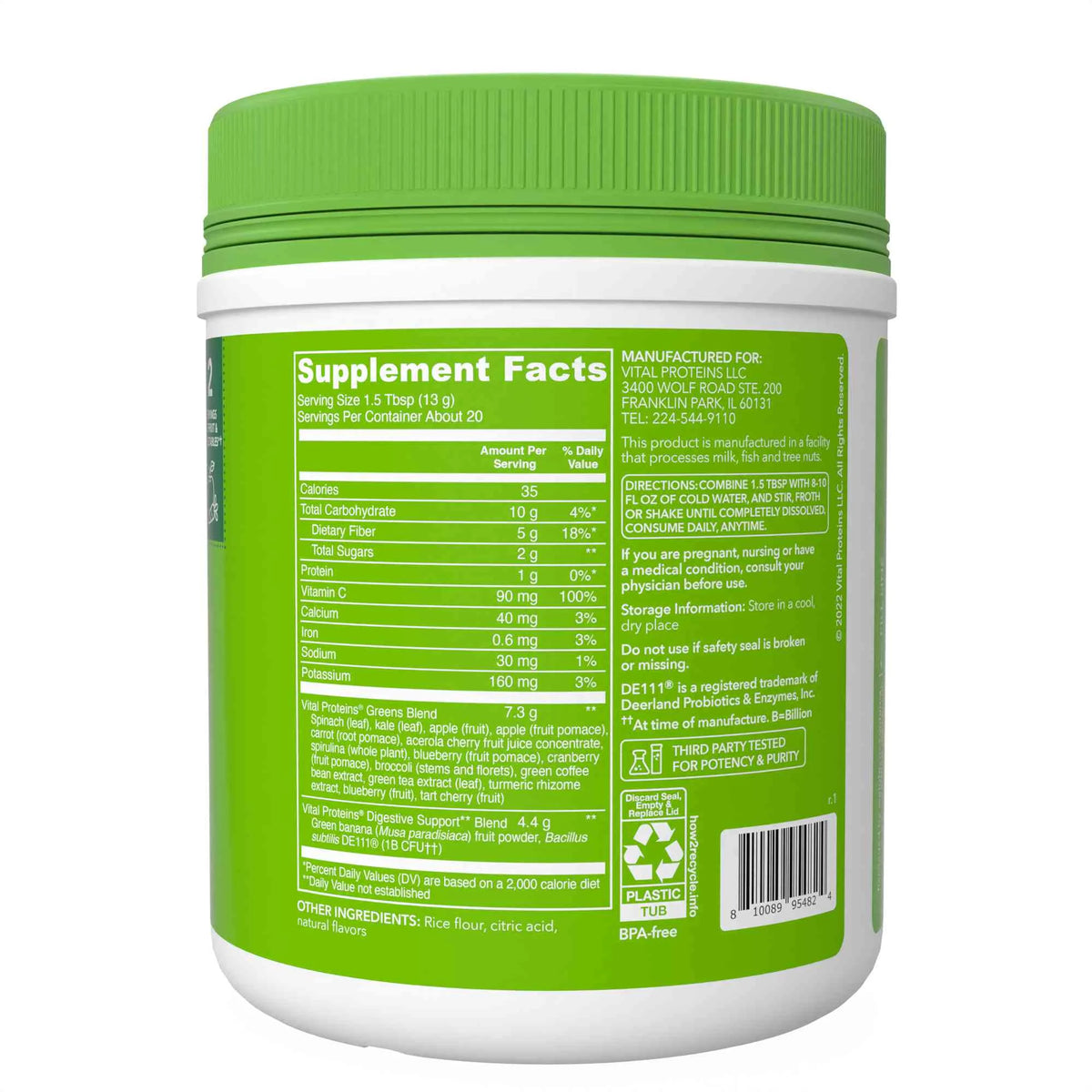 9.34 oz Green Apple Daily Greens M593128
