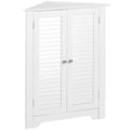 White 3-Shelf Corner Cabinet Z26666