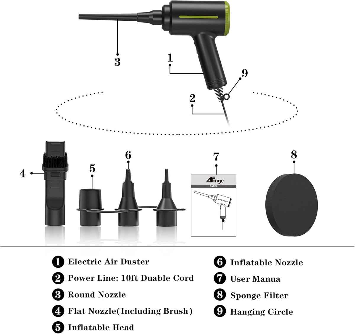 2 in 1 Compressed Air Duster I264