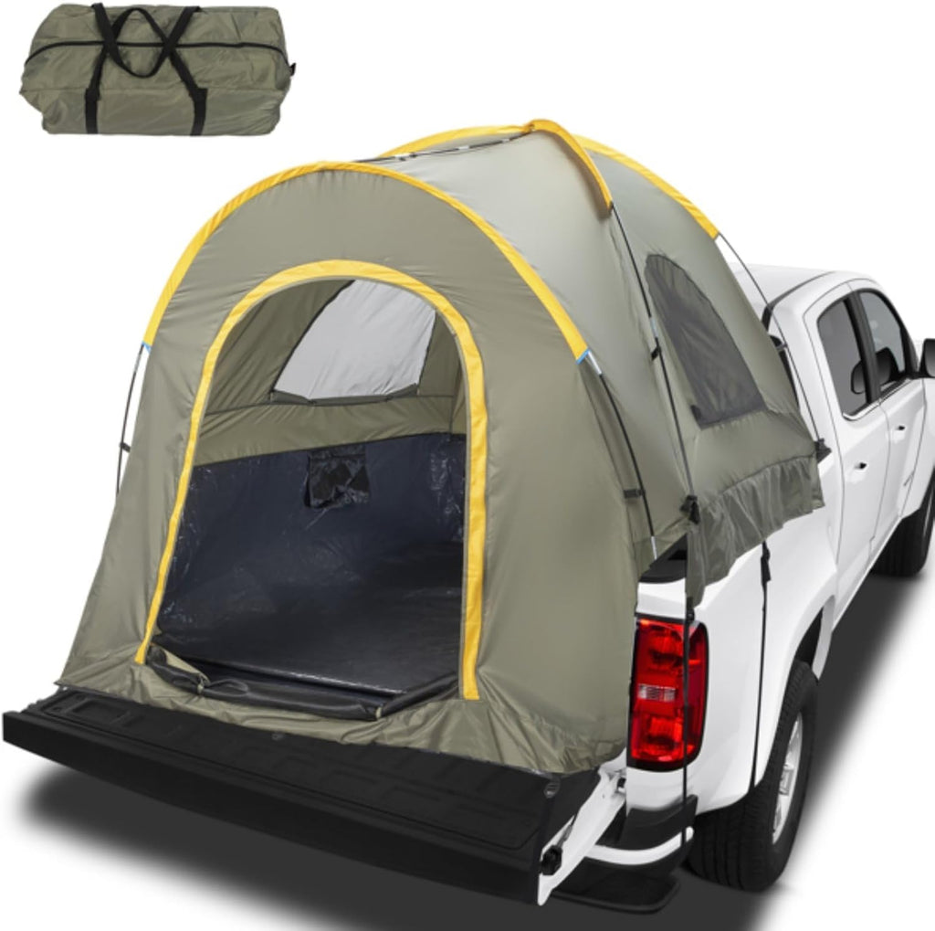 Waterproof PU2000mm 2-Person Truck Tent for 6.2-6.8 Ft Bed with Carry Bag Y3299