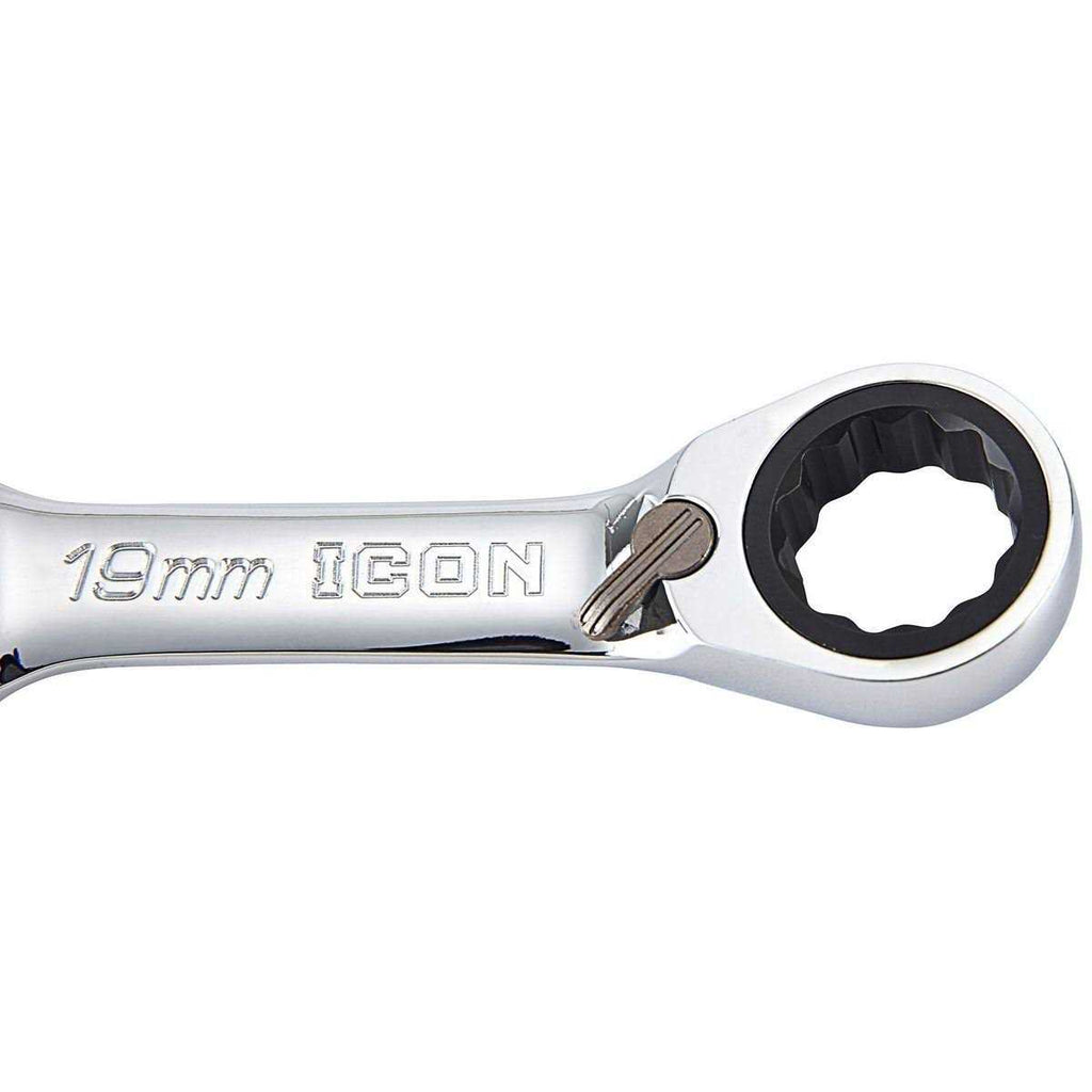 Professional Stubby Ratcheting Combination Wrench Set T837728