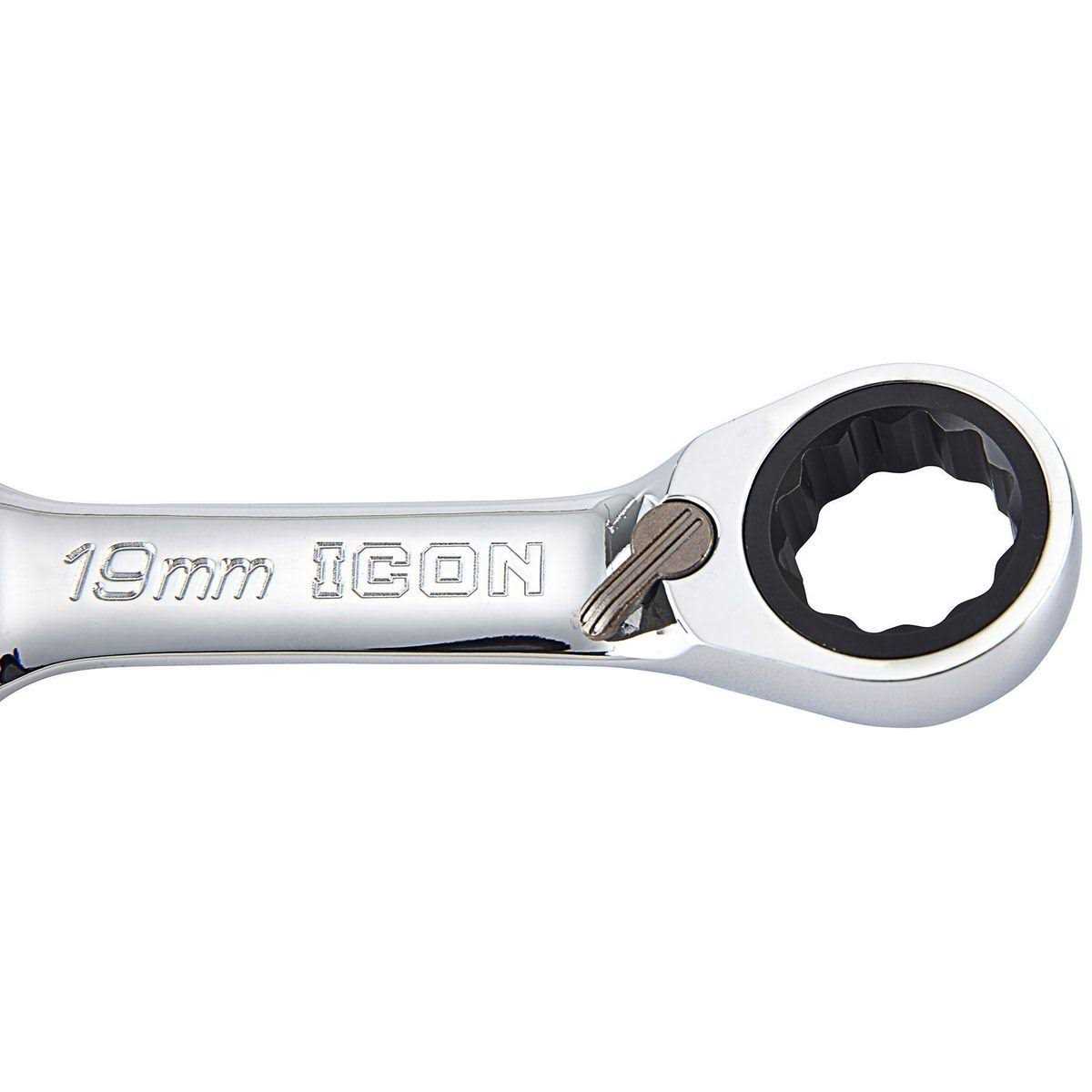 Professional Stubby Ratcheting Combination Wrench Set T837728
