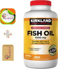 Fish Oil 1000mg 400 Softgels Omega 3 Fatty Acids H6923
