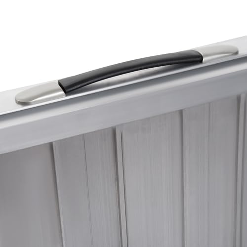 Foldable Aluminum Wheelchair Ramp 6FT with Non-Slip Surface A262856