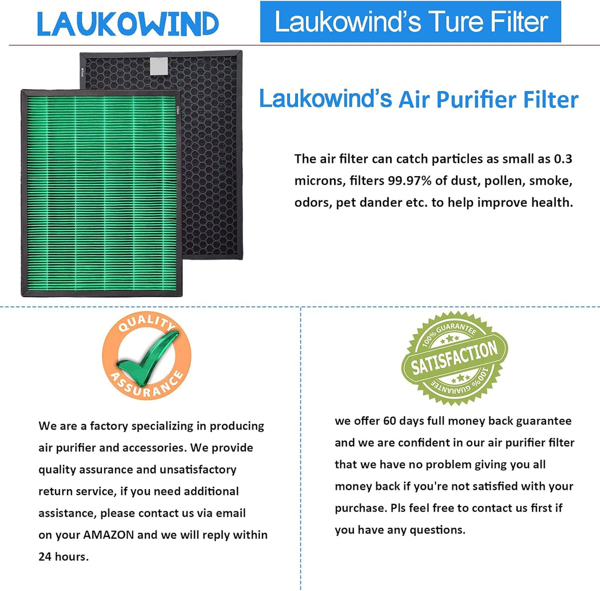 Airmega 400 True HEPA Activated Carbon Filter Replacement 2 Pack I842406