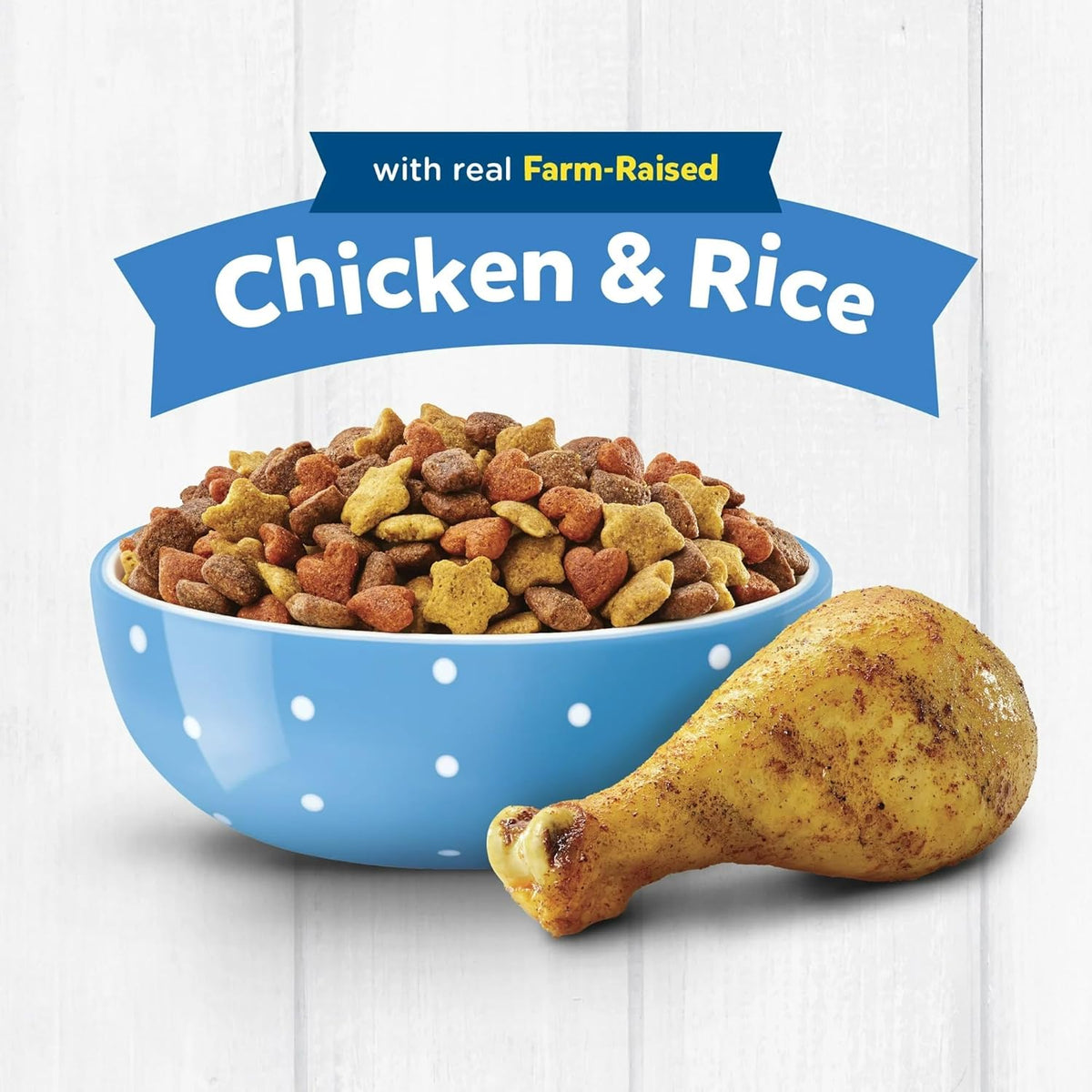 15 lb Bag Dry Puppy Food with Real Chicken I48057