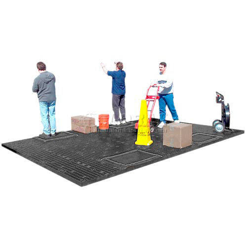 Anti-Fatigue Mat 7/8 Thick 3' x 3' Black B34315