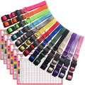 14PCS Soft Nylon Adjustable Breakaway Puppy ID Collar D3891