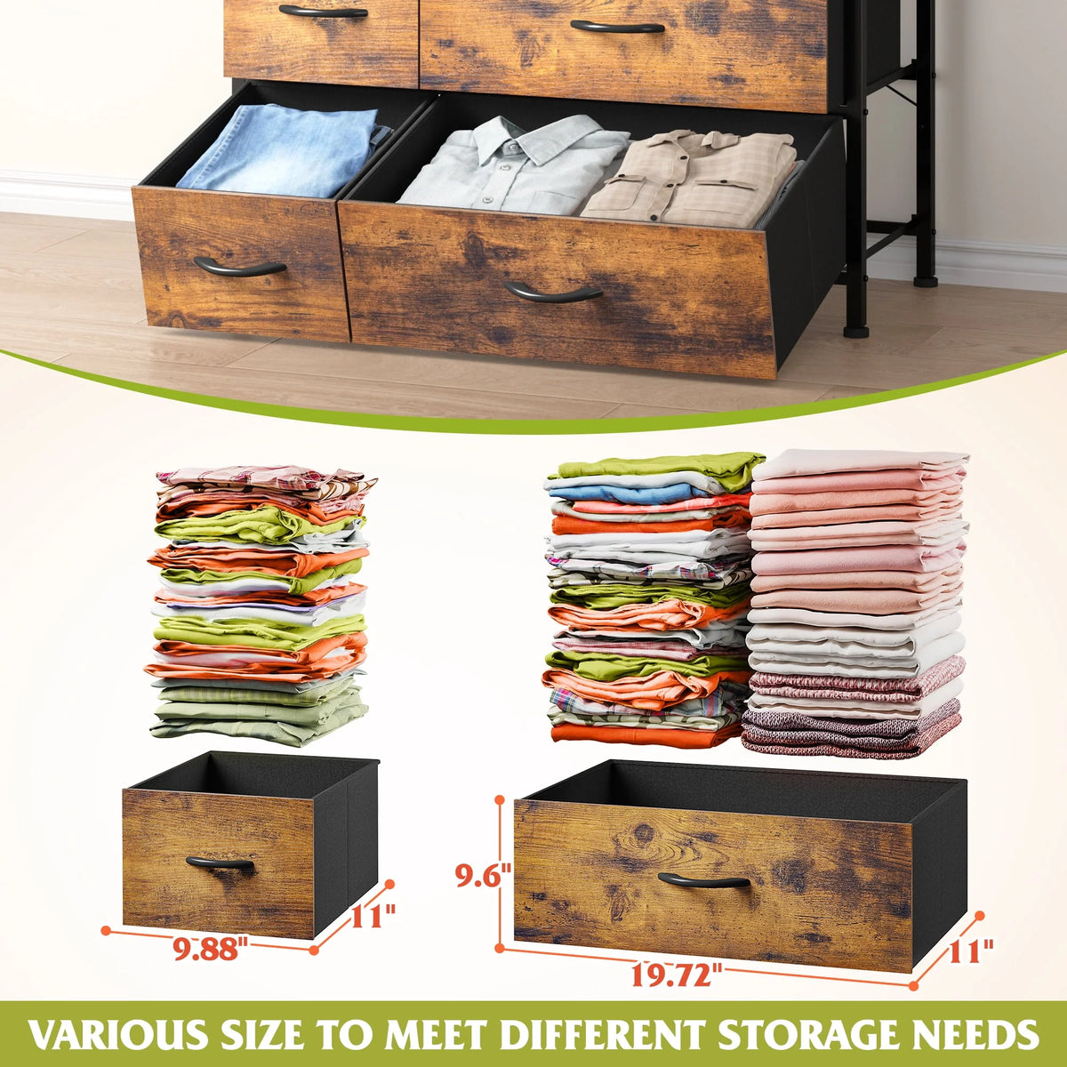 8 Drawer Wood Dresser A173139