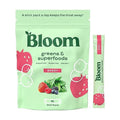 Super Greens Powder Smoothie Mix 15 Stick Packs Probiotics Digestive Enzymes Berry Z125