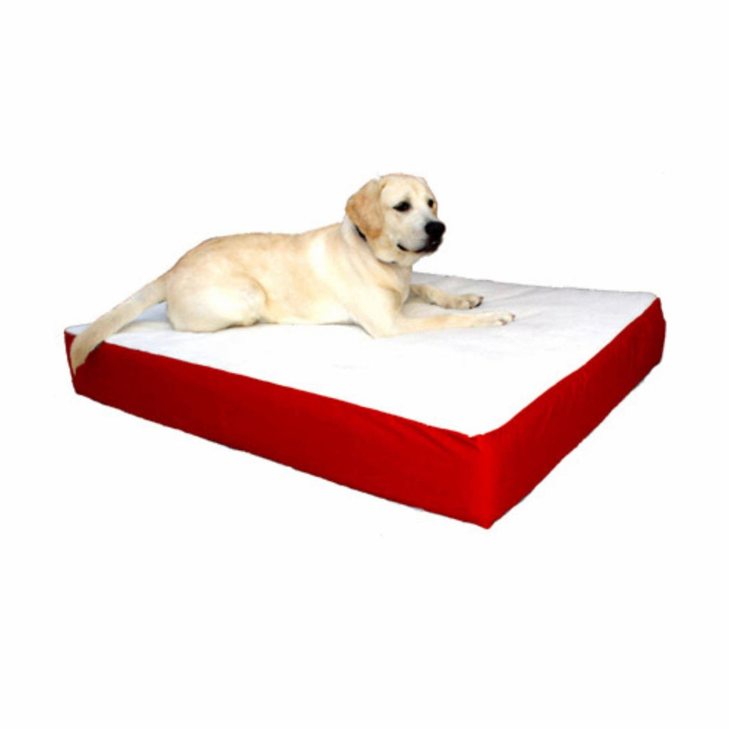 Orthopedic Double Pet Bed Red K23848