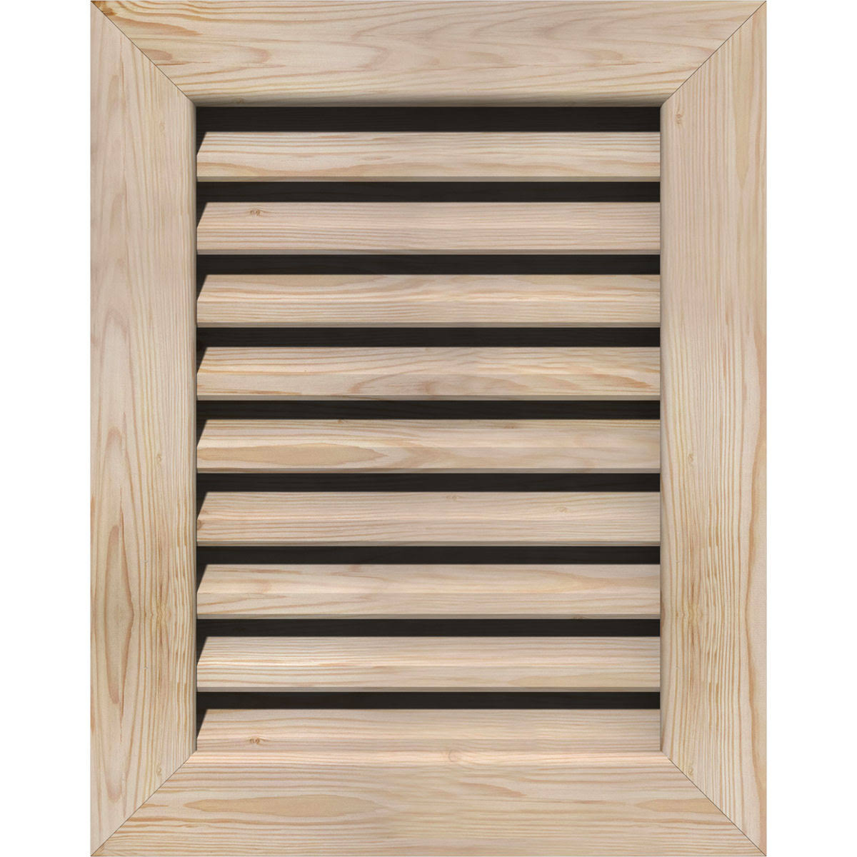 24-in W x 26-in H Vertical Gable Vent Unfinished Smooth Pine G241260