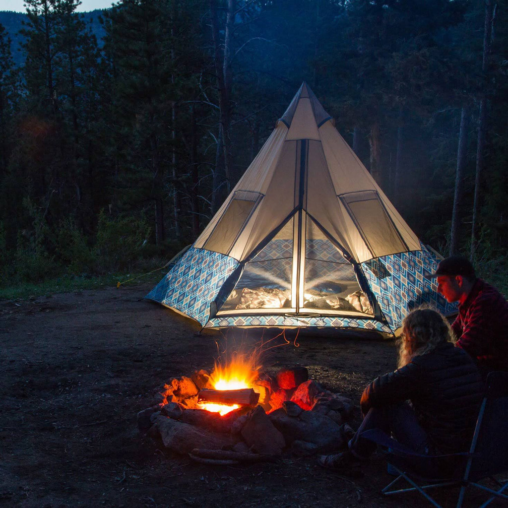 8 Person Teepee Tent, Blue P425