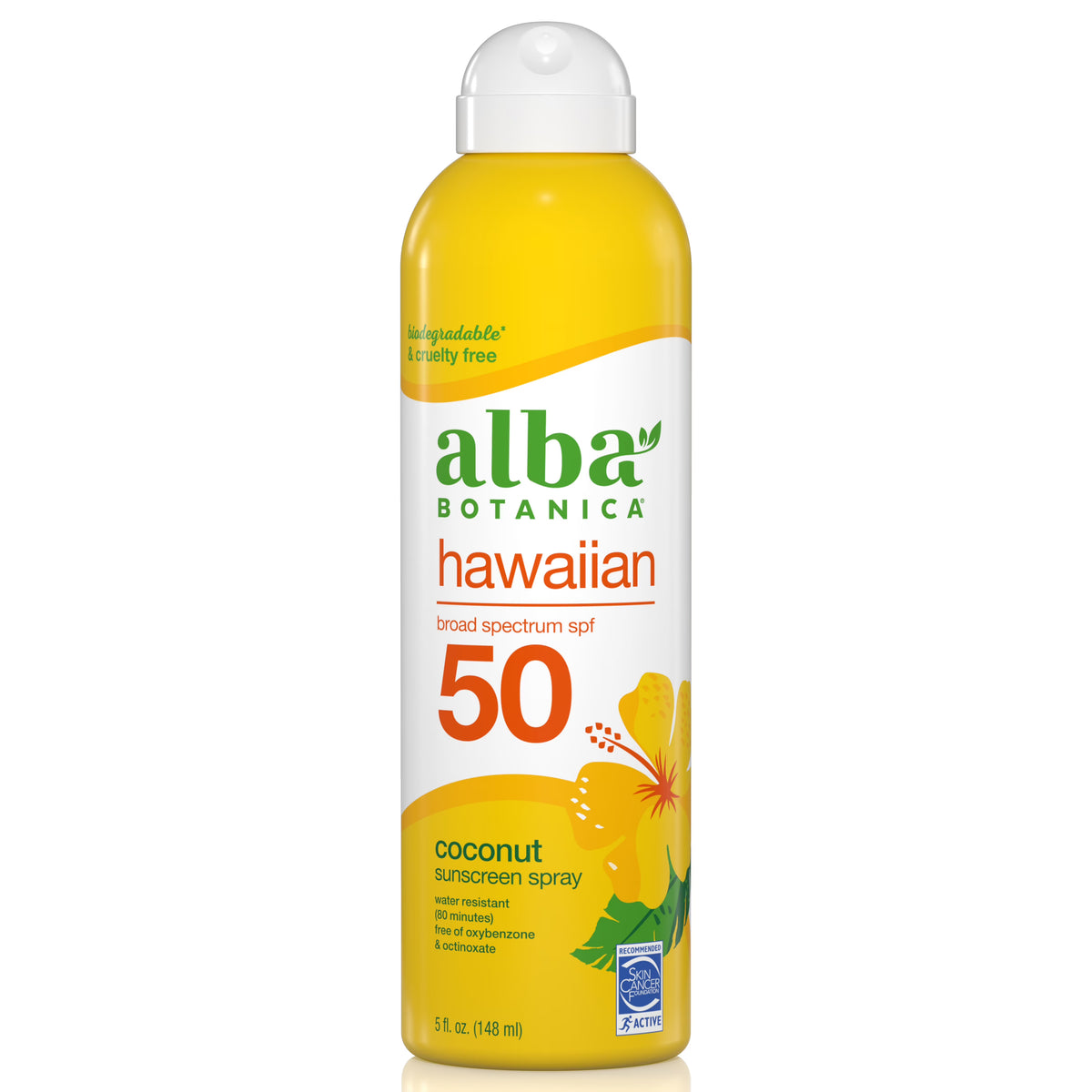 Coconut Sunscreen Spray SPF 50, 5 fl oz S101018