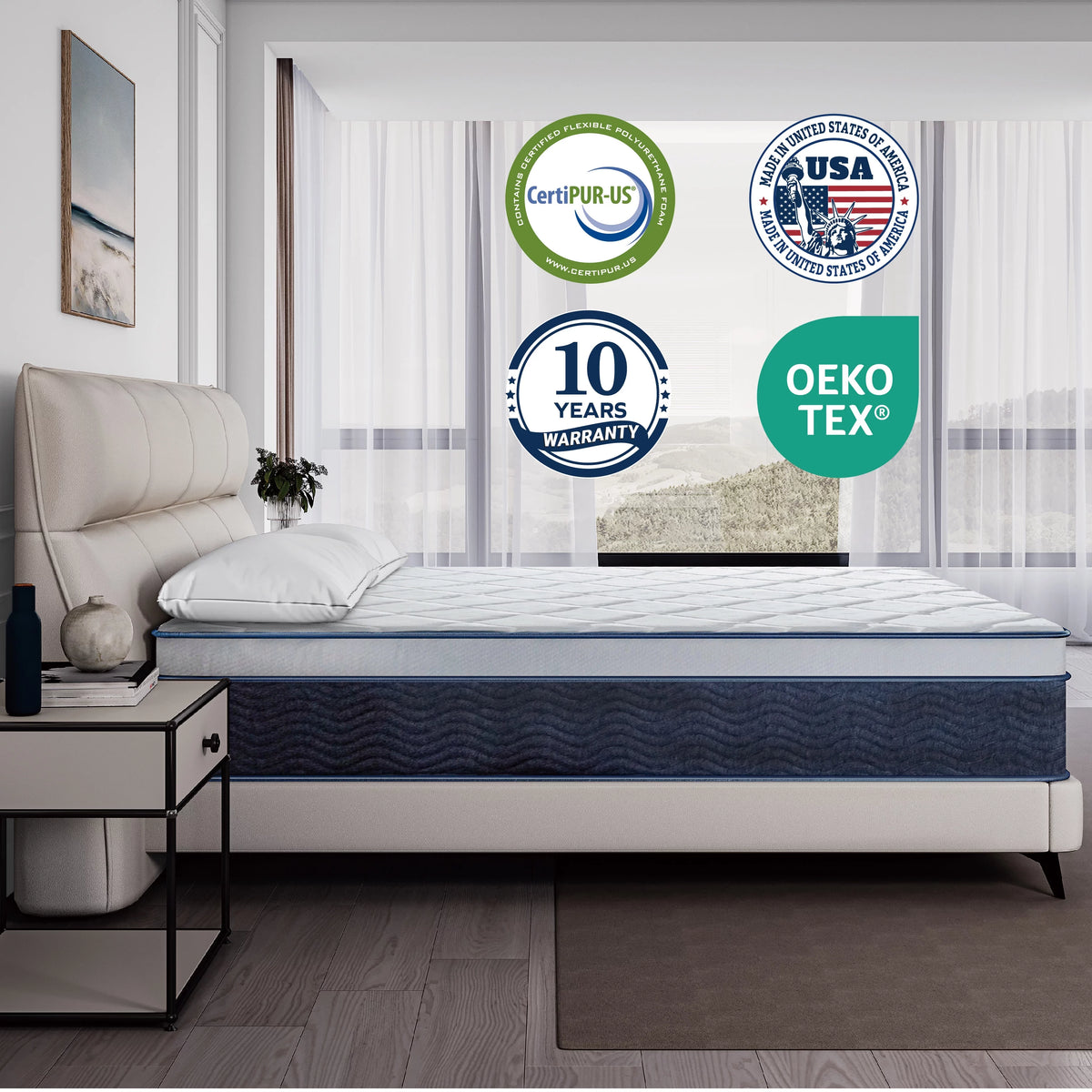 13" King Hybrid Mattress U77349