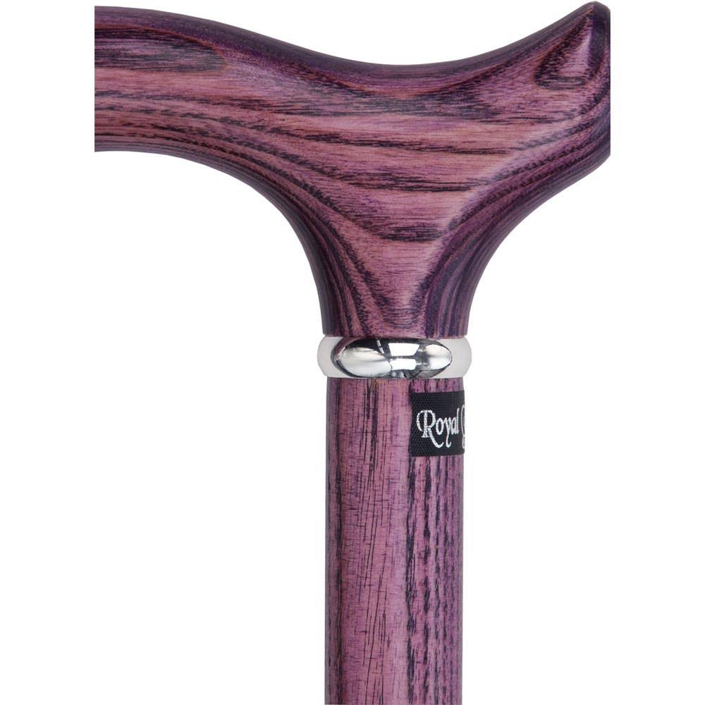 Vivid Purple Derby Walking Cane with Ash Wood Shaft E335