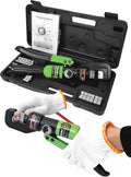 10 Tons Hydraulic Wire Crimping Tool With 9 Pairs of Dies Pack of 2 L26112