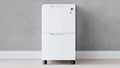 White 2 Drawer Mobile Pedestal J894324