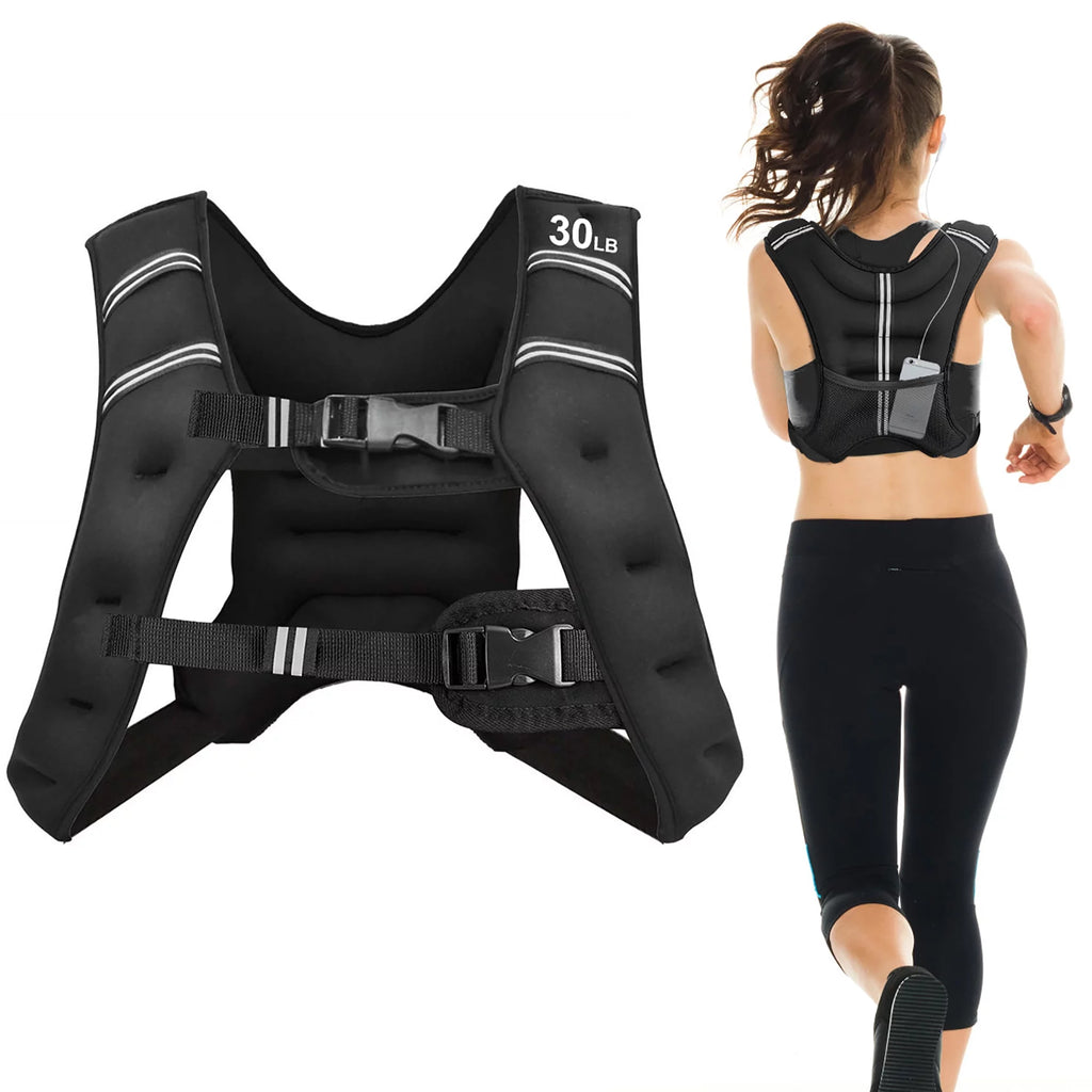 30LBS Adjustable Weighted Vest P3277