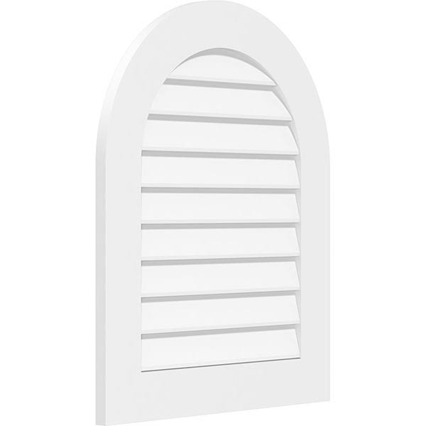 Round Top Surface Mount PVC Gable Vent M558
