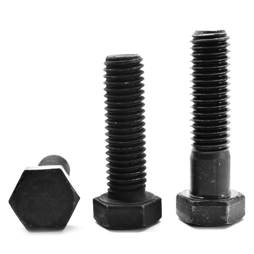 1/4x22-28 x 5/8x22 Fine Thread Grade 5 Hex Cap Screw Black Oxide Pk 3000 R948