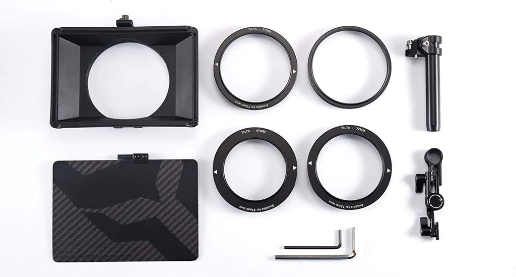 Mini Matte Box MB-T15 with Four Lens Adapter Rings B7903