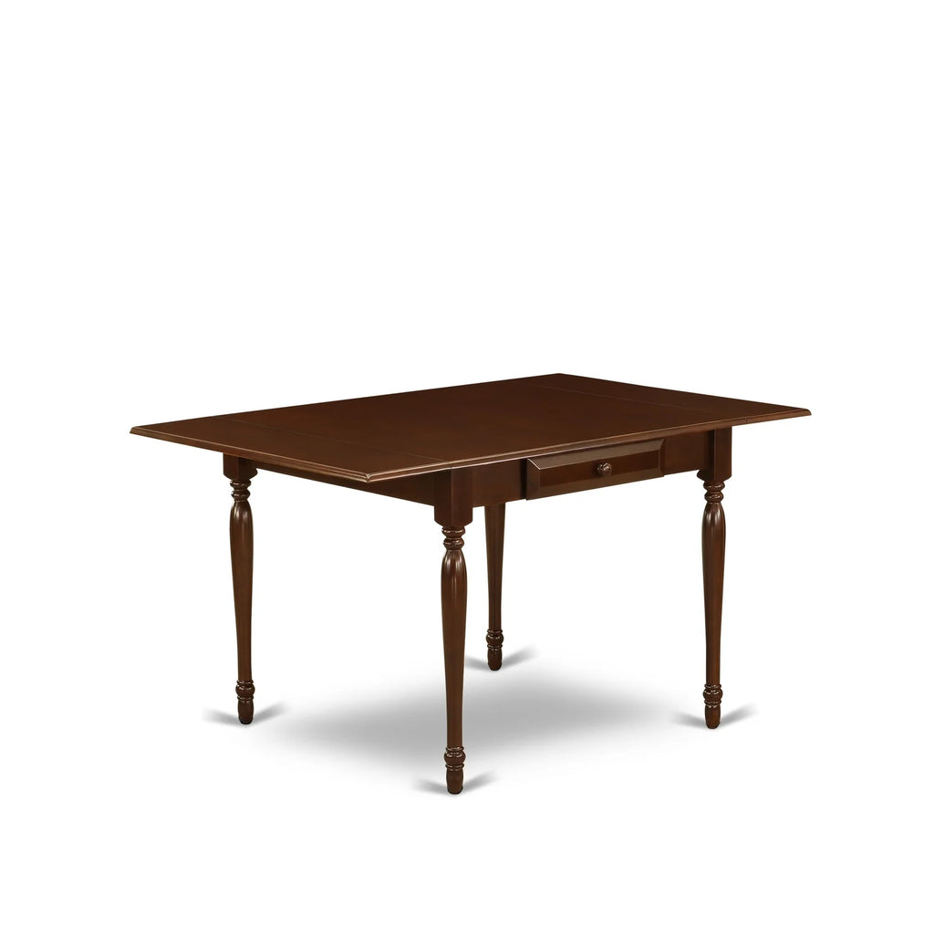 3 Pieces Drop Leaf Real Wood Dining Table Set F39016