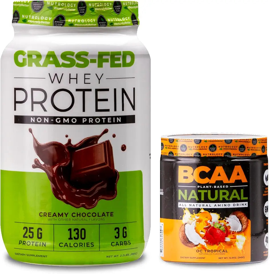 Grass Fed Whey Protein Powder Creamy Chocolate Flavor 28 Servings J455401