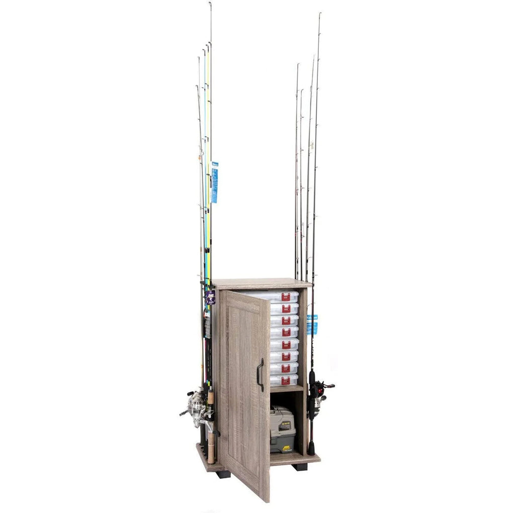 Fishing Storage Rod Holder with Cabinet B12561