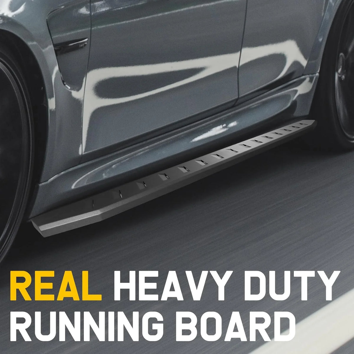 6 Inch Black Running Boards Side Step Nerf Bar L434