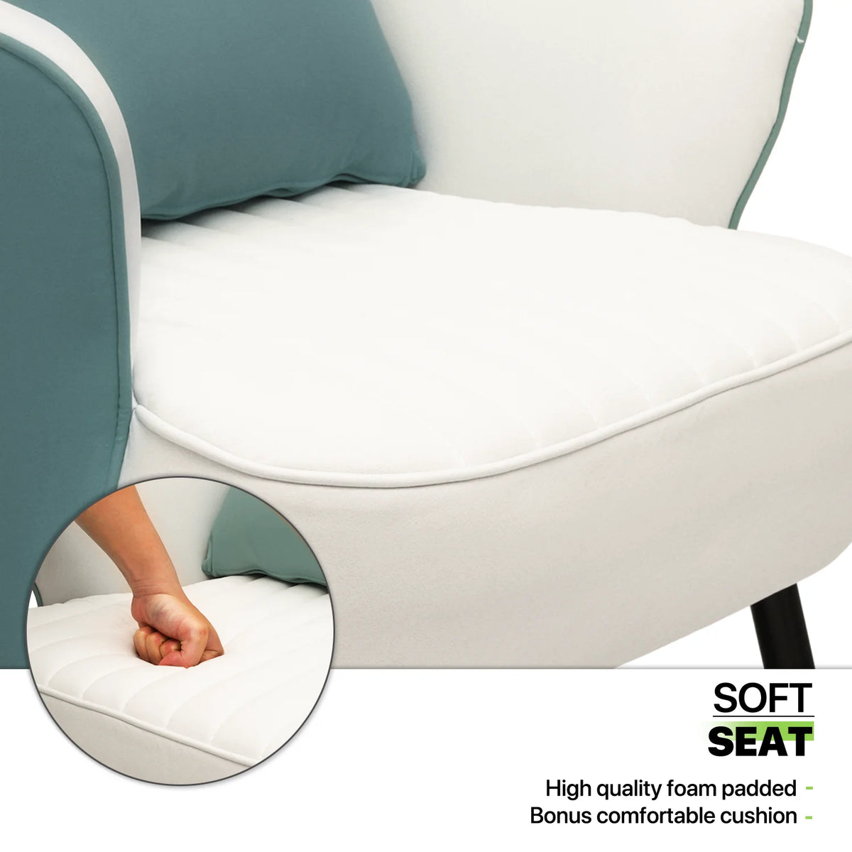 Cadet Blue Upholstered Accent Chair O575008