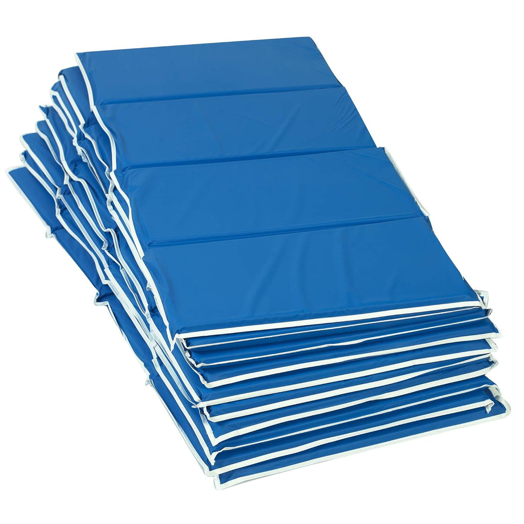 Blue 4-Fold Foam Rest Mat 10 Pack M9541