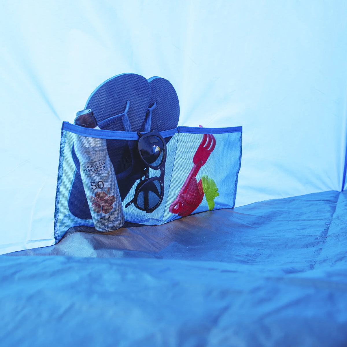 9 Ft. x 6 Ft. Blue Sun Shelter P8172