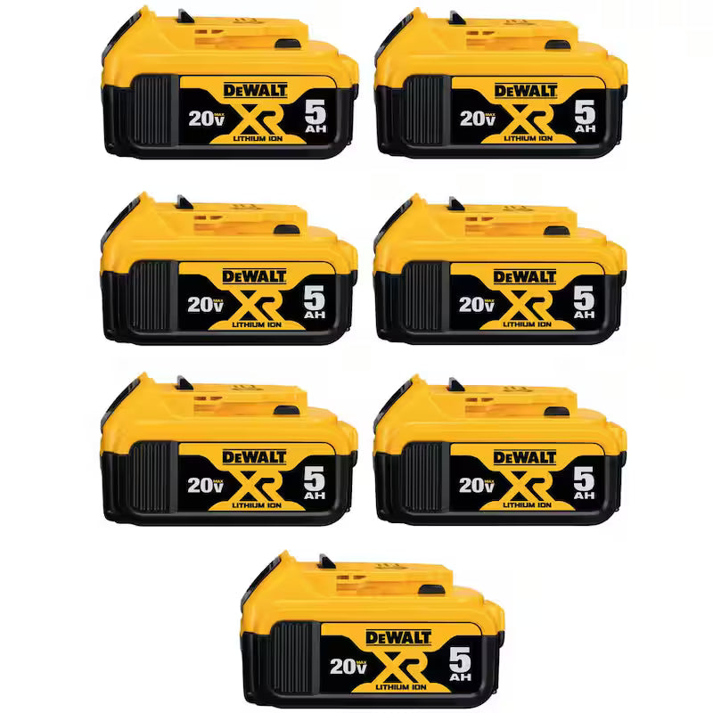 20V MAX XR 5.0Ah Lithium-Ion Battery Pack (7-Pack) G2603