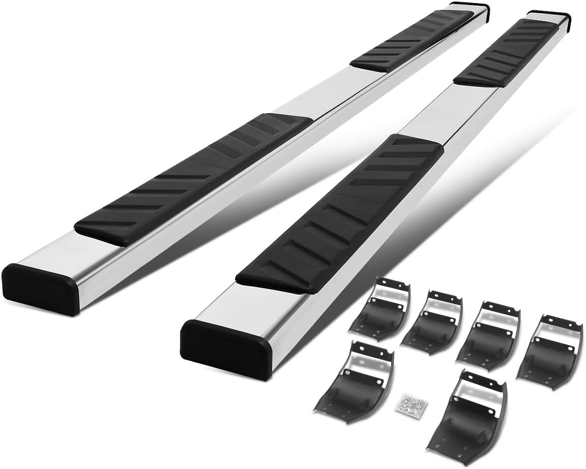 Polished Chrome Stainless Steel Nerf Bar Running Boards O8140