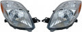 Pair Headlights Assembly Unit for 2006-2008 Toyota Yaris 2dr Hatchback H7893