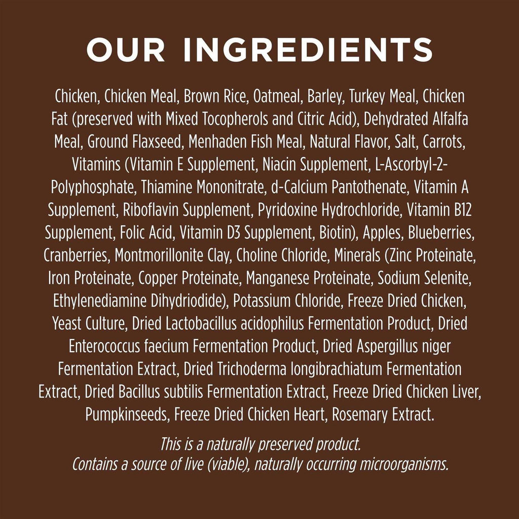 Chicken & Brown Rice Recipe Dry Dog Food Q587