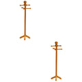 Vintage 2 Pack Wood Dollhouse Dress Hanging Racks W924