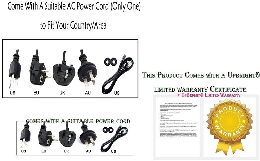 12V AC / DC Adapter Power Supply Cord Cable Charger P31494