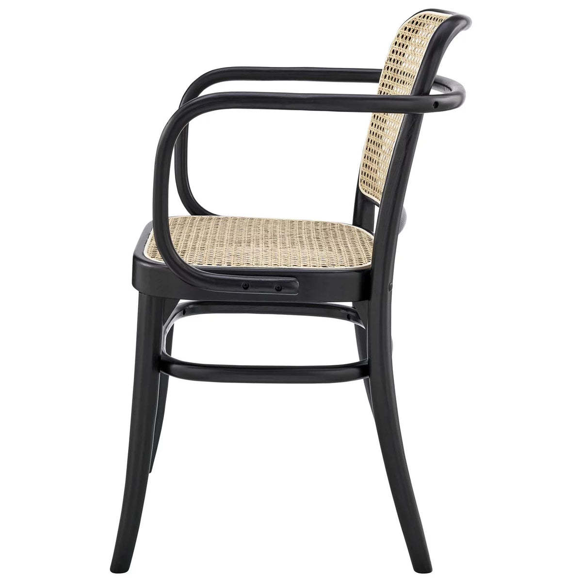 Black Wood Side Dining Chair O457216