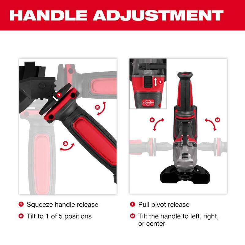 18V Lithium-Ion Brushless Cordless 4-1/2 in./5 in. Braking Grinder G37035