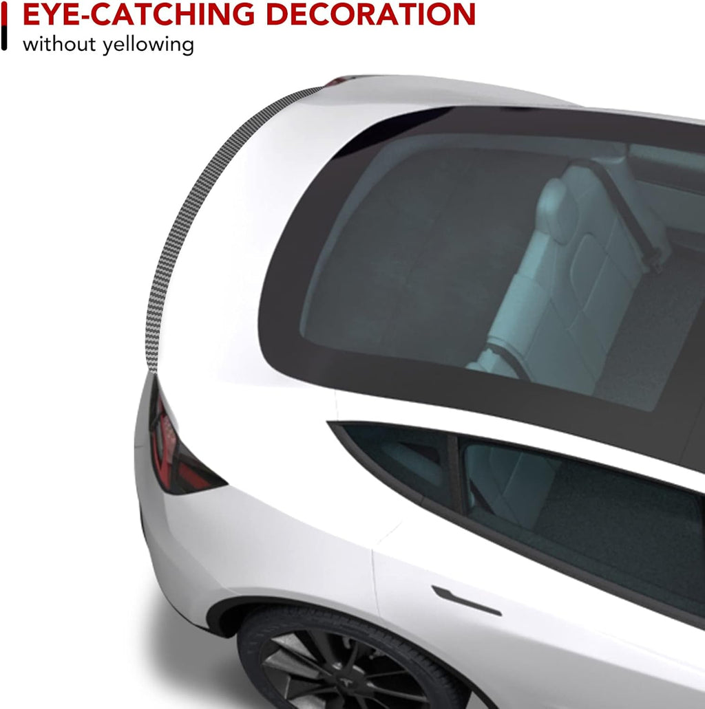Matte Carbon Fiber Trunk Wing Spoiler N984