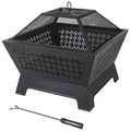 Square Wood Burning Fire Pit G319