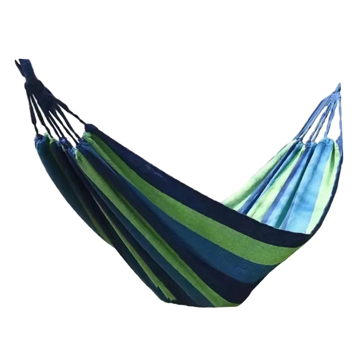 Blue Canvas Camping Hammock 190x80cm E777
