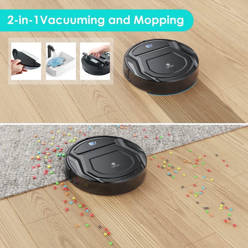 Robot Vacuum Cleaner for Pet Hair, Hard Floor, Low Pile Carpet R1163