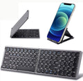 Foldable Bluetooth Keyboard with Numeric Keypad, Dark Grey Pack of 2 O307112