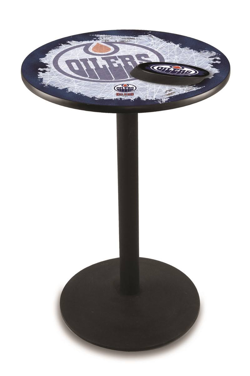 42 in. Edmonton Oilers Pub Table L894771