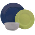 12-Piece Round Stoneware Dinnerware Set Y3291